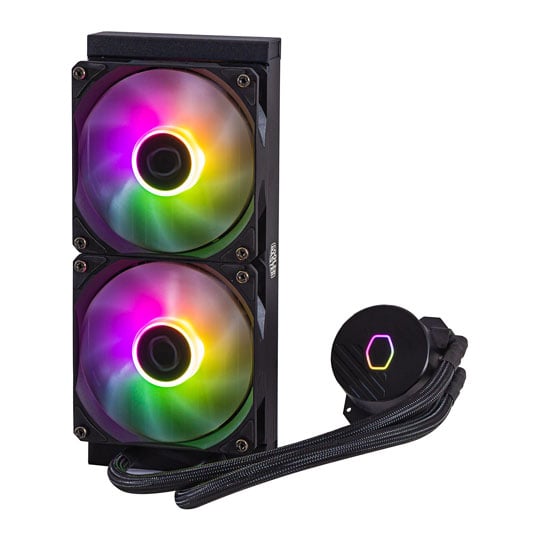 Cooler Master 240mm MasterLiquid 240L Core ARGB Intel/AMD CPU Liquid Cooler