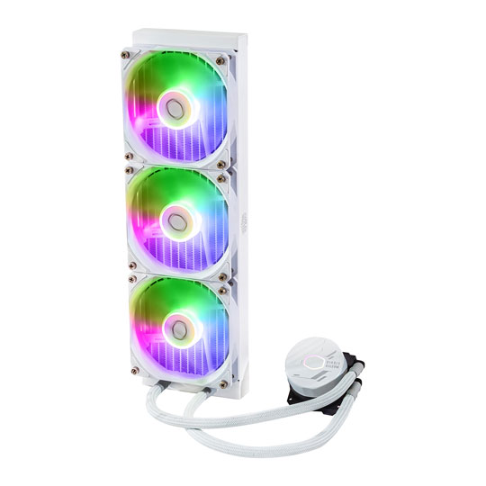 Cooler Master 360mm MasterLiquid 360L Core ARGB White Intel/AMD CPU Liquid Cooler