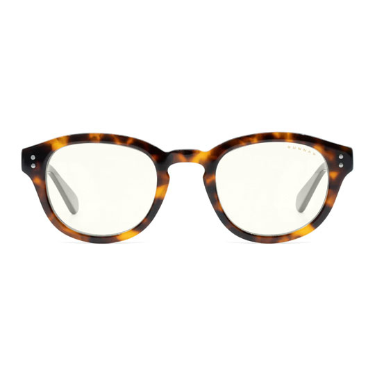 GUNNAR Emery Anti Blue/UV Computer Glasses Tortoise Onyx, Clear Tint Unisex