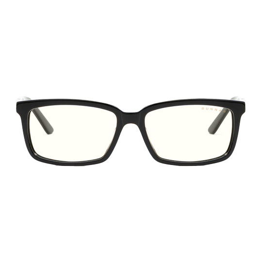 GUNNAR Optiks Haus Blue Light Filter Glasses, Onyx, Clear Tint