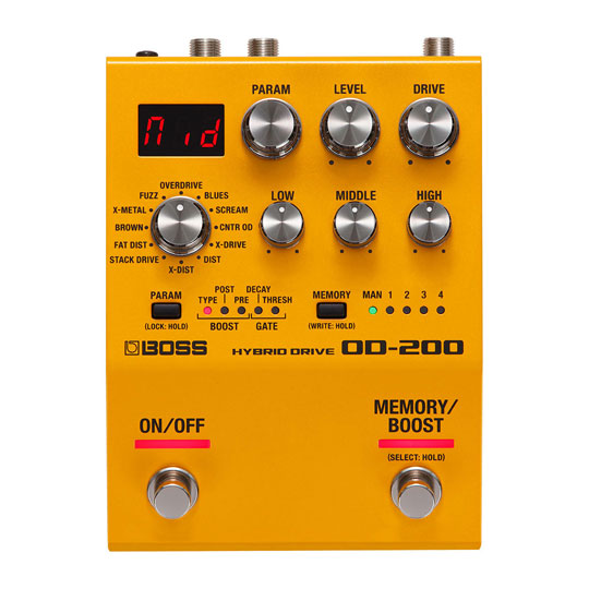 (Open Box) Boss OD-200 Hybrid Drive