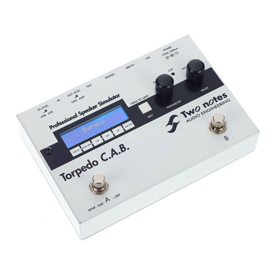 (Open Box) Two Notes Torpedo CAB Cabinet Simulation Pedal