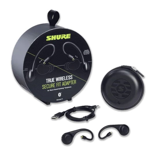 (Open Box) Shure True Wireless Secure Fit Adapters with MMCX Connectors Including Charging Case