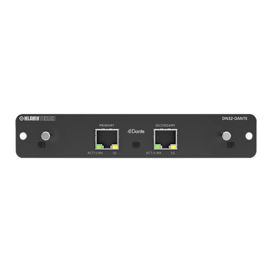 Klark Teknik DN32 Dante Expansion Module