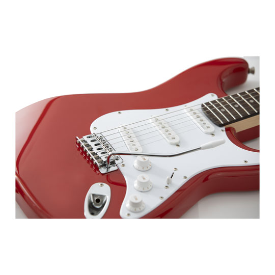 Fairclough - S-Style Electric Guitar Red SSS : image 3
