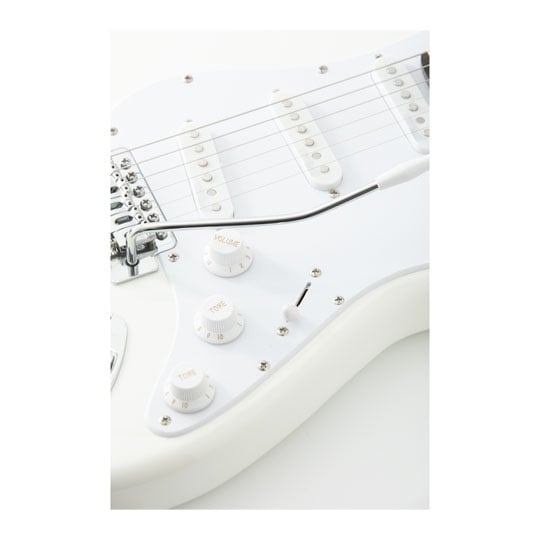 Fairclough S-Style Electric Guitar - White SSS