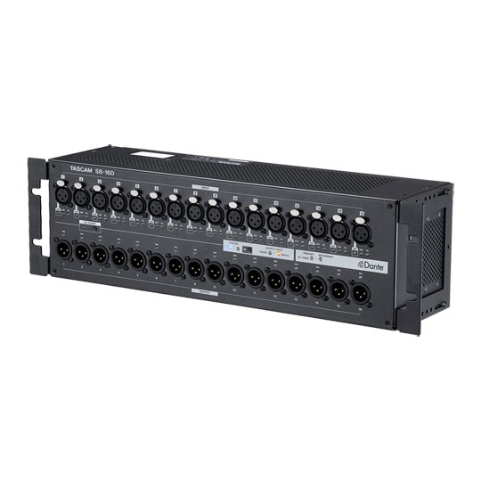 Tascam SB-16D 16-in/16-out Dante Stage Box