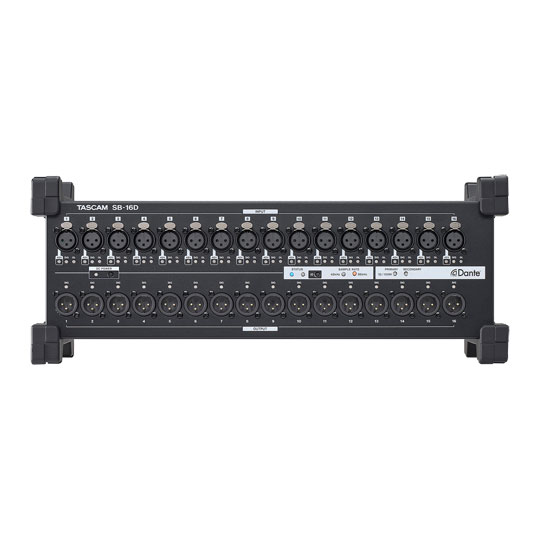 Tascam SB-16D 16-in/16-out Dante Stage Box