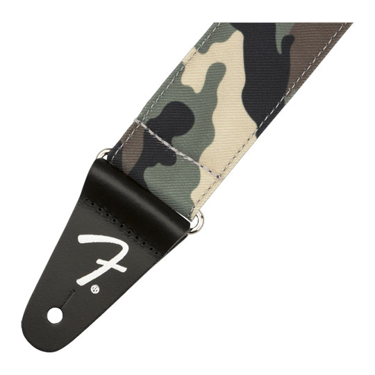 Fender Camo Strap, Woodland, 2"