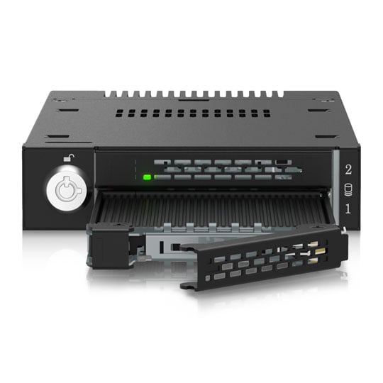 ICY DOCK ToughArmor 2 Bay M.2 NVMe SSD Mobile Rack For External 3.5" Bay