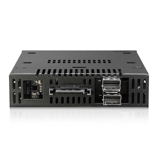 ICY DOCK ToughArmor 2 Bay M.2 NVMe SSD Mobile Rack For External 3.5" Bay : image 4