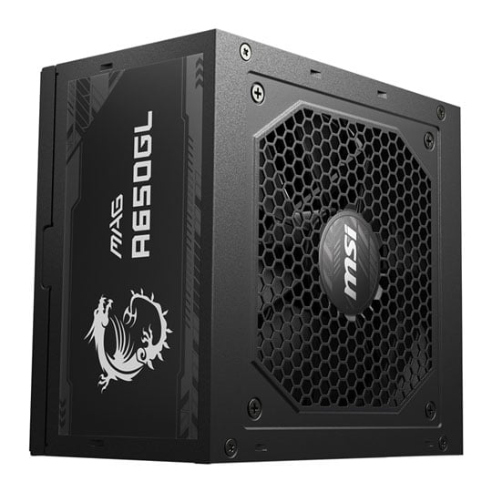 MSI MAG A650GL 650W Full Modular 80+ Gold Compact Power Supply/PSU