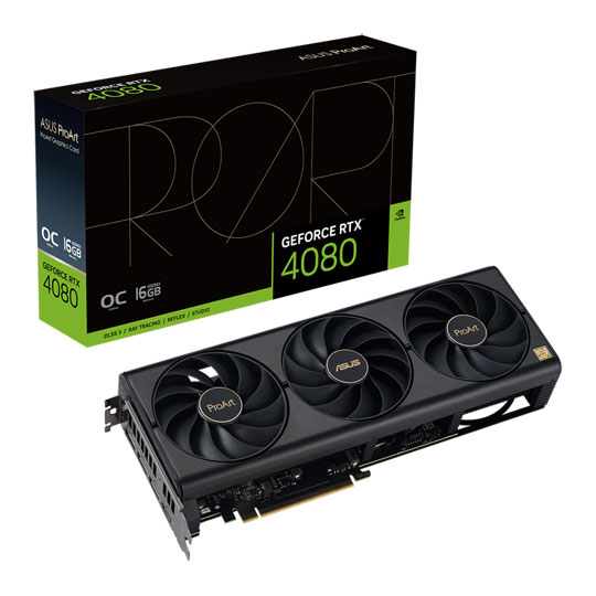 ASUS NVIDIA GeForce RTX 4080 16GB ProArt OC Ada Lovelace Graphics Card