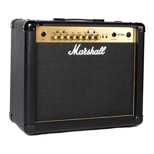 Marshall MG30GFX 30W Black and gold Prog. Guitar Combo with Reverb & Digital Effects