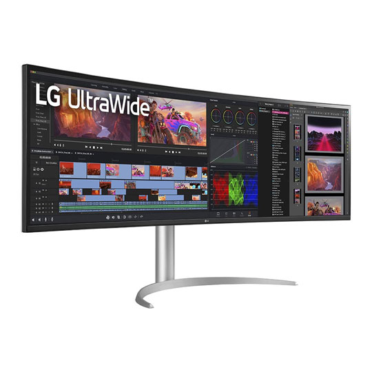 LG 49" Ultrawide DQHD 144Hz Curved FreeSync Premium Pro IPS Monitor : image 2