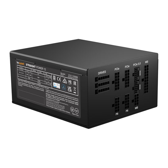 be quiet! Straight Power 12 1200W 80+ Platinum Fully Modular ATX3.0 Power Supply : image 3