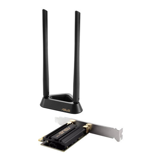 ASUS Tri-Band PCE-AXE59BT WiFi 6E/BT5.2 AX5400 MU-MIMO Wireless PCIe Add-In Card : image 3