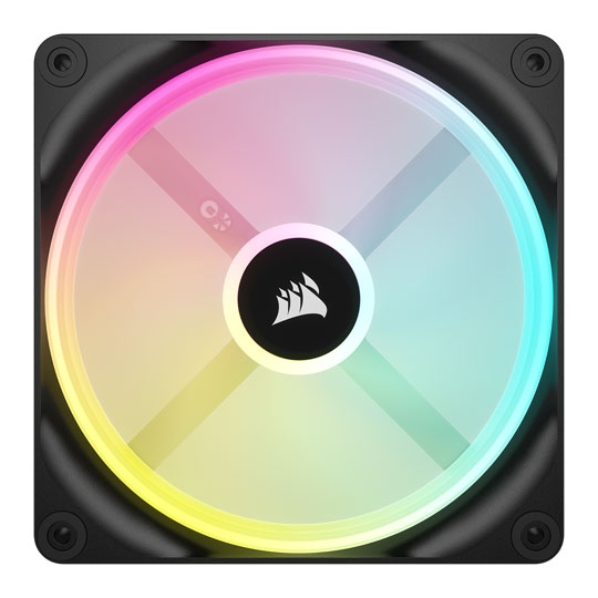Corsair iCUE LINK QX140 RGB Dual 140mm PWM Fan Starter Kit with iCUE LINK System Hub