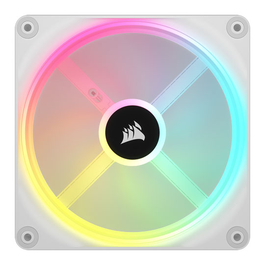 Corsair iCUE LINK QX140 RGB White Single 140mm PWM Fan Expansion Kit