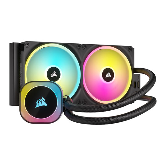 Corsair 280mm iCUE LINK H115i RGB Black Intel/AMD CPU Liquid Cooler