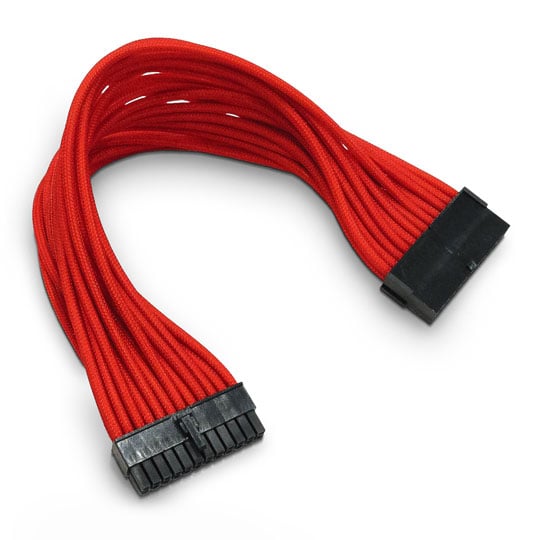 Xclio Red 24 Pin Braided ATX Cable