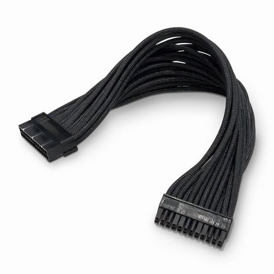 Xclio Black 24 Pin Braided ATX Cable