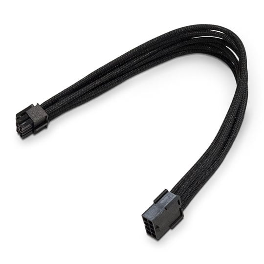 Xclio Black 4+4 Pin Braided EPS Cable