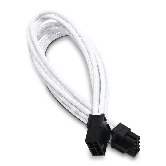 Xclio White 8 Pin Braided EPS Cable