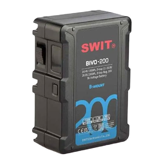 SWIT BIVO-200 Bi-voltage B-Mount Battery