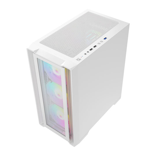 CiT Vento Micro-ATX White PC Gaming Case : image 4