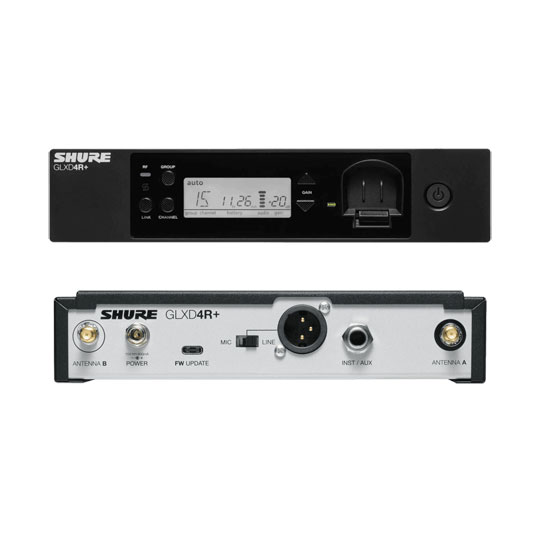 Shure -GLXD14R+UK/SM31-Z4- Wireless Microphone System
