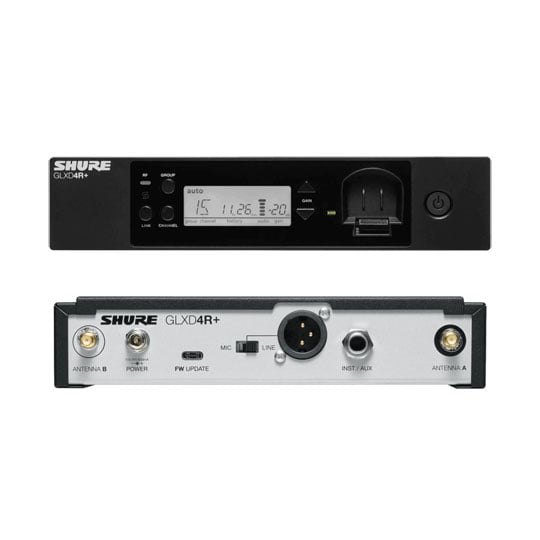 Shure - GLXD14R+UK/MX53-Z4- Wireless Microphone System : image 4