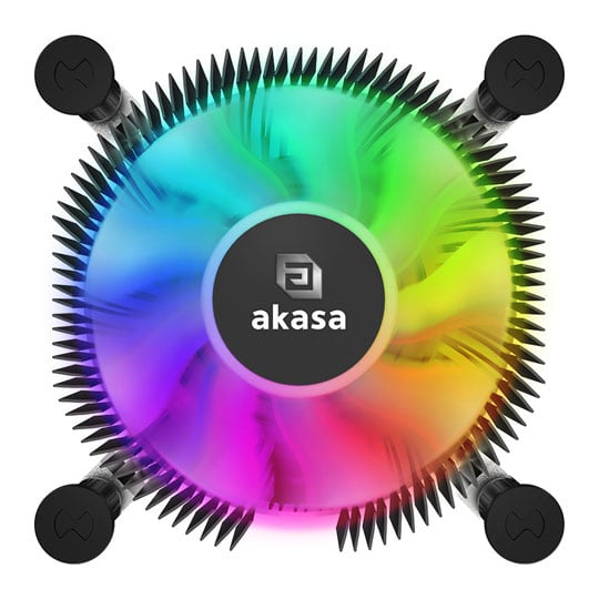Akasa Vegas Chroma iLG Intel Low Profile CPU Cooler with 75mm PWM Fan