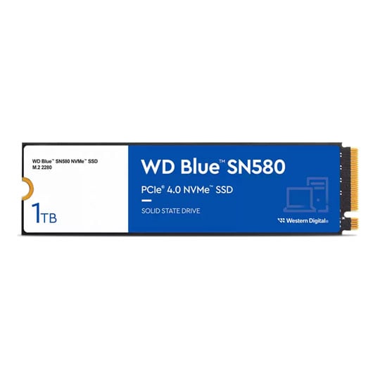 WD Blue SN580 1TB M.2 PCIe 4.0 NVMe SSD/Solid State Drive : image 1