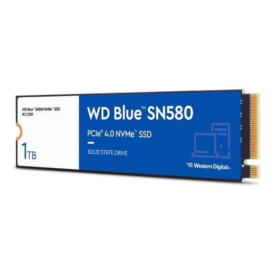 WD Blue SN580 1TB M.2 PCIe 4.0 NVMe SSD/Solid State Drive LN137996