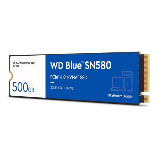 内蔵型SSD WD Blue SN580 500GB WDS500G3B0E WD Blue SN580 500GB M.2 PCIe 4.0 NVMe SSD/Solid State Drive
