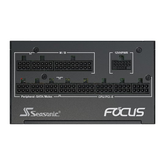 Seasonic Focus GX 1000W Fully Modular PCIe 5.0 80+ Gold Compact Power Supply/PSU with 12VHPWR ATX3.0 : image 4