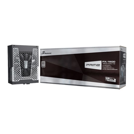 Seasonic PRIME PX 1600 PCIE 5 1600Watt Full Modular 80+ Platinum PSU/Power Supply ATX3.0 : image 1