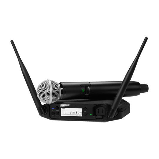 Shure GLXD24+UK/SM58-Z4- Digital Wireless Handheld System with SM58® Vocal Microphone