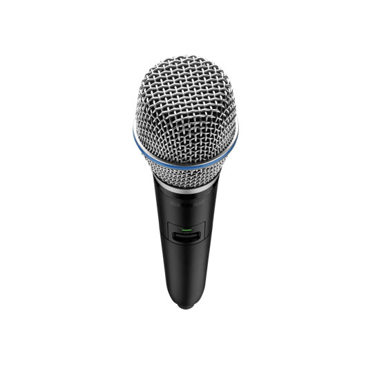 Shure GLXD2+/B87A-Z4 Digital Wireless Dual Band Handheld Transmitter with BETA®87A Vocal Microphone