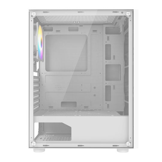 CiT Galaxy Mid-Tower Windowed White PC Gaming Case