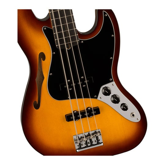 Fender Limited Edition Suona Jazz Bass® Thinline, Ebony Fingerboard, Violin Burst : image 3