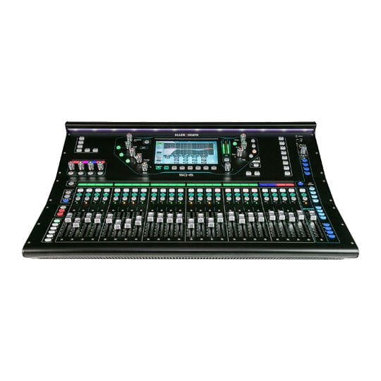 Allen & Heath SQ-6 48 channel digital mixer+ GX4816 Stage Box + Cover and Cable Reel
