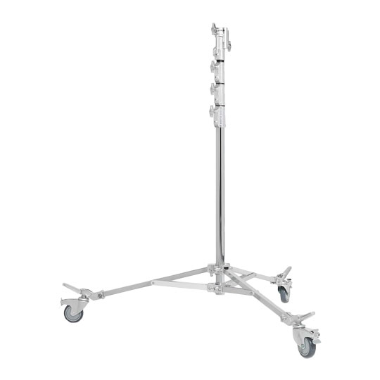 Manfrotto Avenger Junior Roller Stand With Low Base (Chrome Steel)