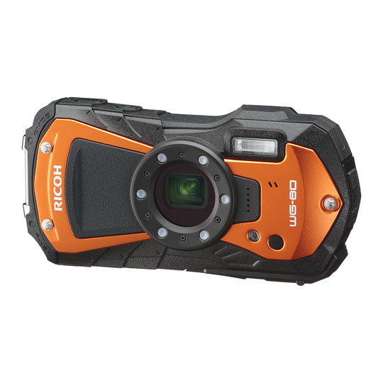 Ricoh WG-80 Rugged Camera (Orange) : image 2