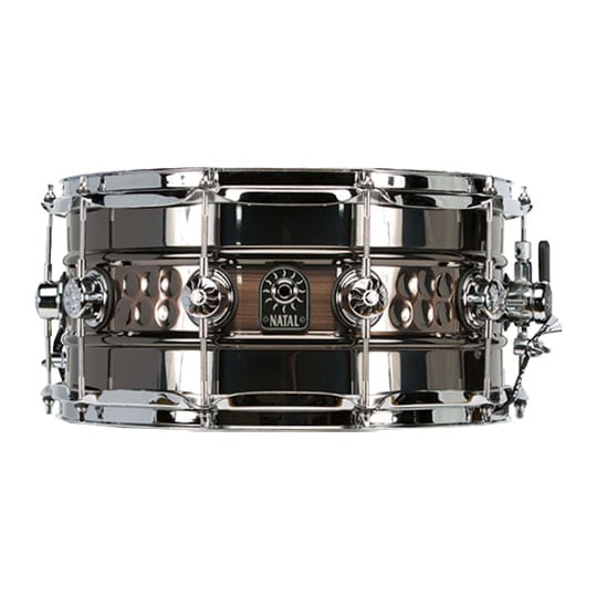 Natal 13" x 7" Beaded/Hammered Steel Snare Drum