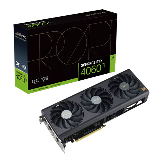 ASUS NVIDIA GeForce RTX 4060 Ti 16GB ProArt OC Ada Lovelace 