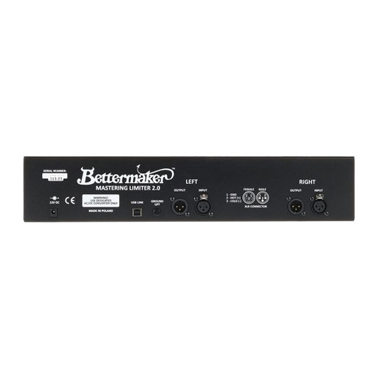 Bettermaker Mastering Limiter 2.0