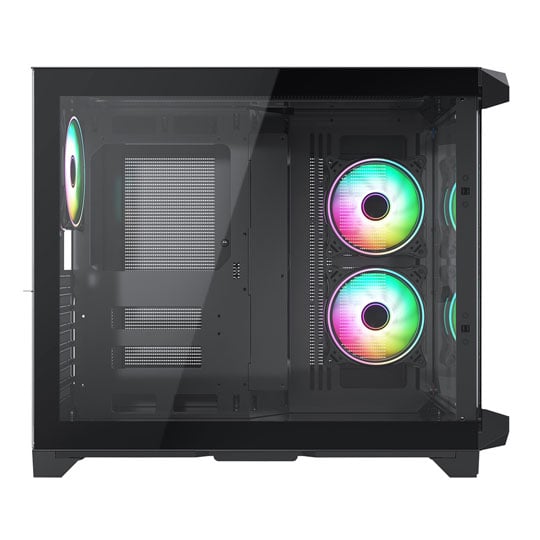 CiT Pro Android X Black Windowed Gaming Cube Case