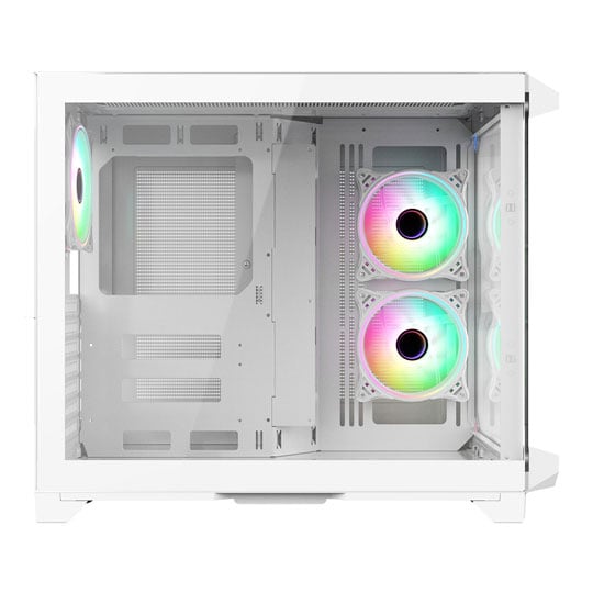 CiT Pro Android X White Windowed Gaming Cube Case